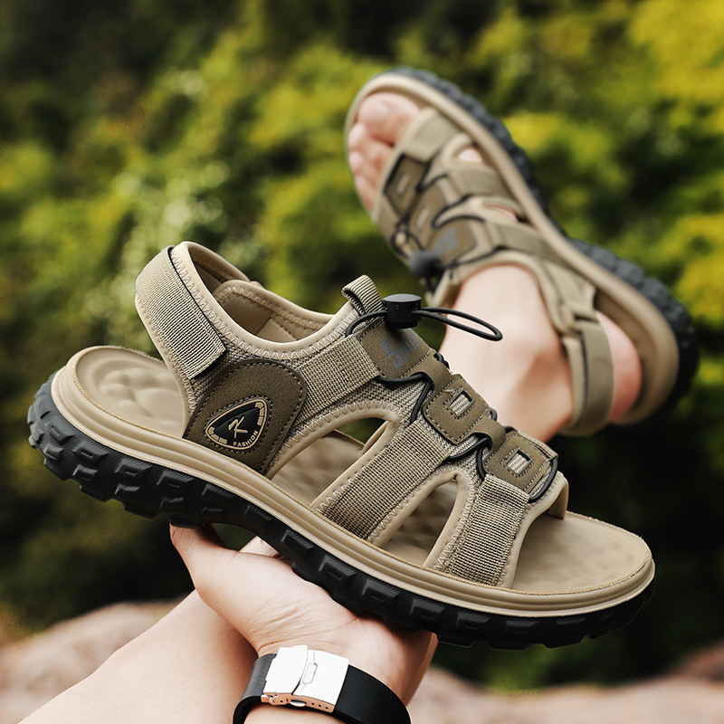 Sandalias para hombres verano 2024 nuevo estilo de uso exterior sandalias deportivas de playa casual zapatos versátiles