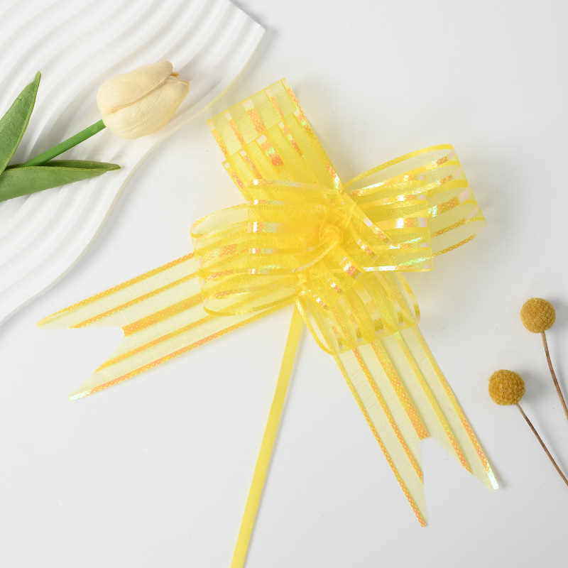 50 flores transfronterizas de nieve arco de flores de decoración de flores de bodas de regalo de la cinta de color del automóvil de boda