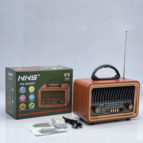 Retro Nostalgic Bluetooth Speaker Portable Wireless Mini Speaker Radio Creative Gift Computer Desk Car Speaker