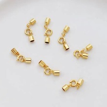 14k�������۱�ɫ������������β��DIY�����β�۵��ɿ�Բ��ͷ����