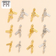 铜镀14K真金珍珠项链龙虾扣 18K包金保色收尾扣 diy手工串珠配件