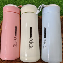 盒装奈斯杯双层玻璃杯塑玻杯子学生水杯随手杯喝水口杯礼品杯赠品