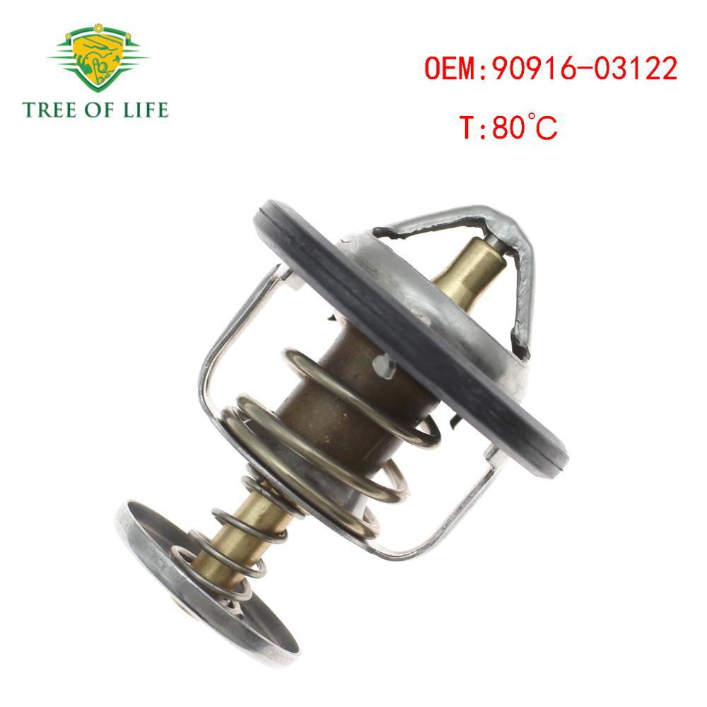 90916 - 03122 Aplicable al termostato del motor de 80 °C Citroën logotipo Toyota