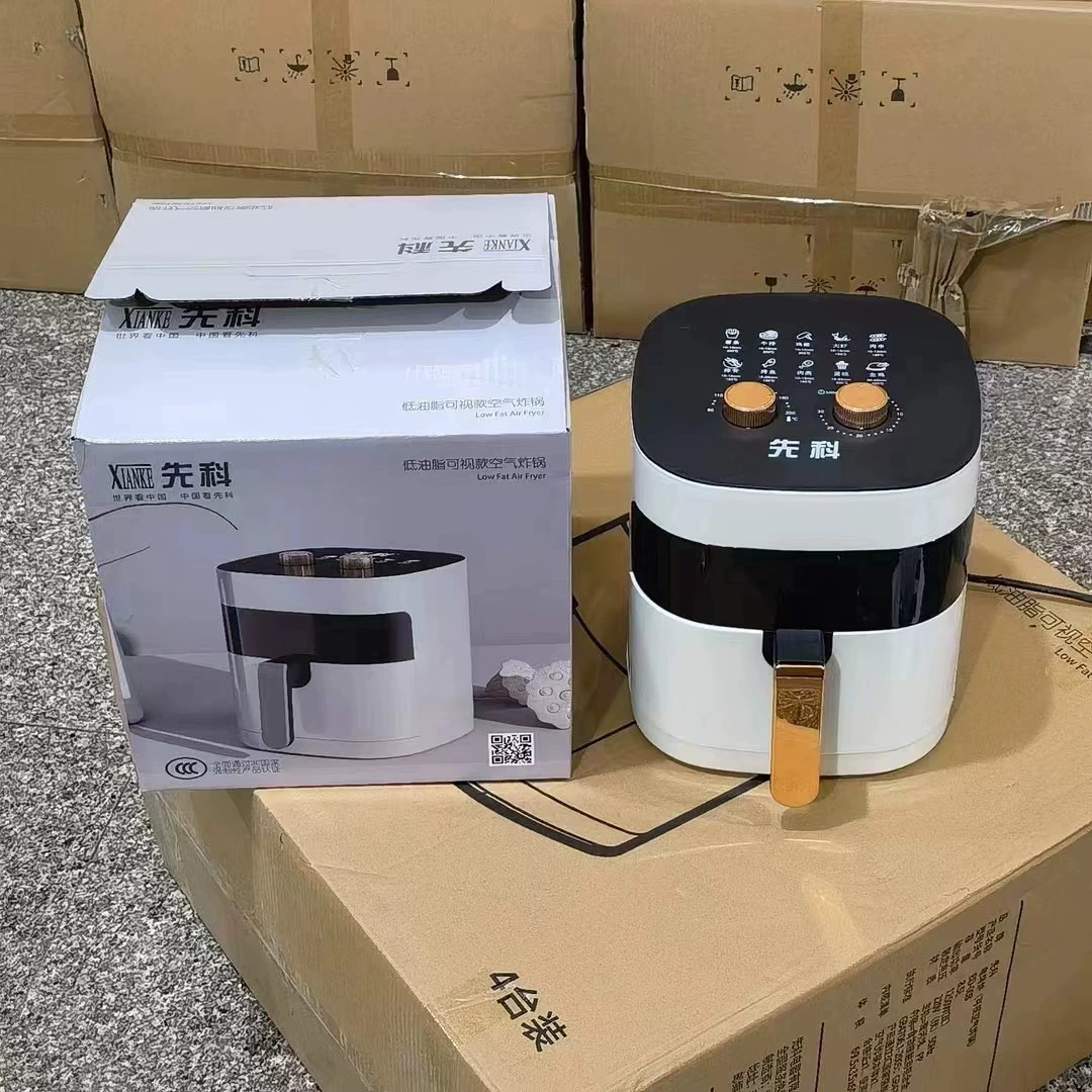Xianke Air Fried Pot Gifts Wholesale Home Multifunctional Pot 8L Large -capacity Lowl Light -free Flower Frying