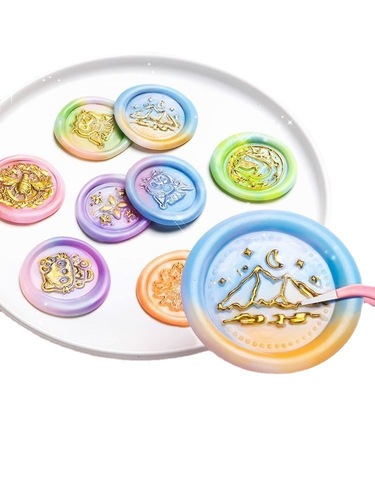 Fire paint seal handmade diy material package set complete set of fire paint seal children and girls fire wax particle storage box