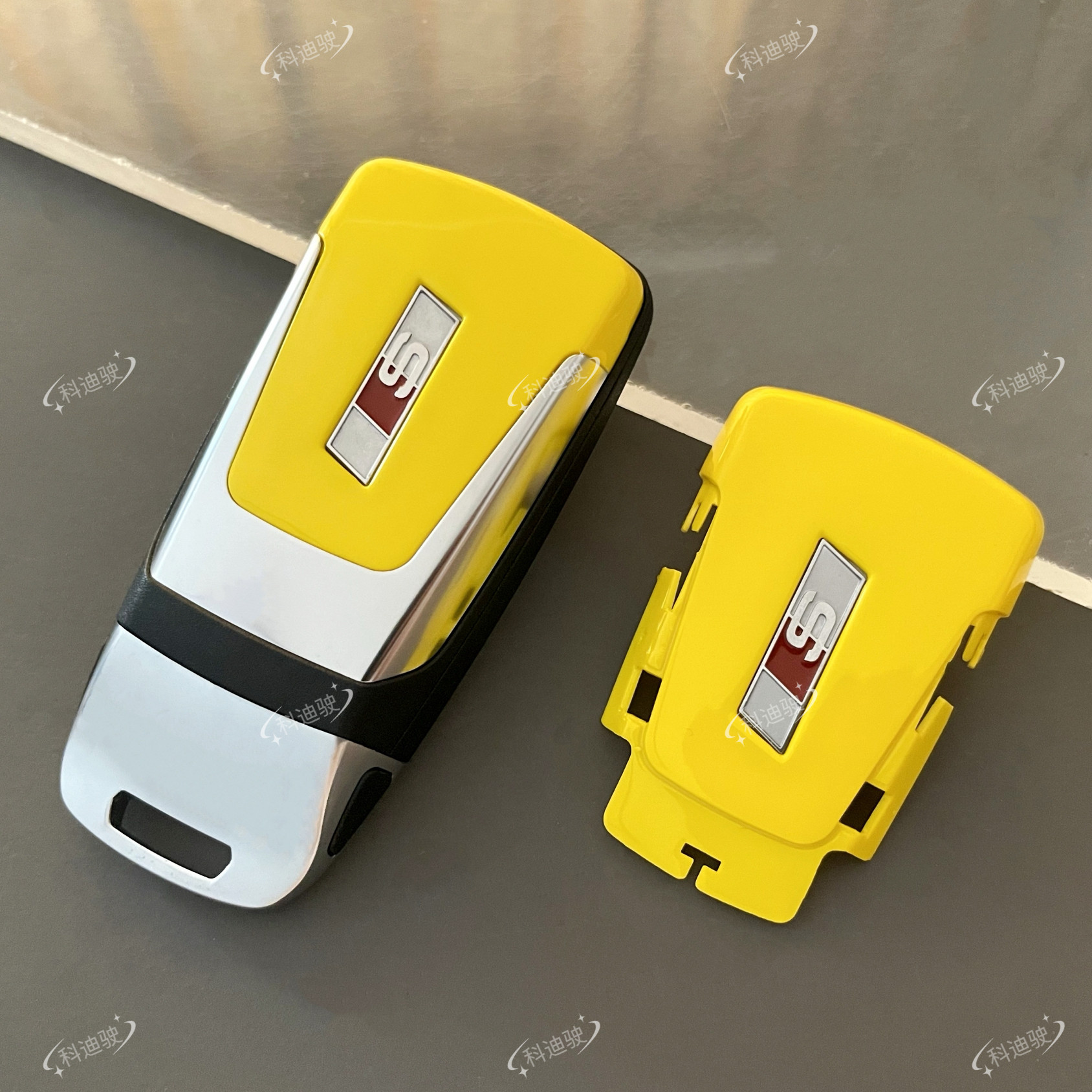 New Audi A4L A5 Q5L Q7 Tt Original Key Upgrade Rs S Key Piano Black Red White Back Cover Shell
