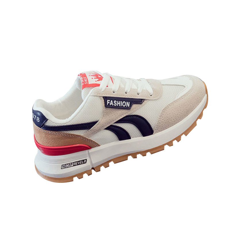 Nuevo verano transpirable malla Forrest Gump zapatos deportivos casuales para mujer versión coreana de waffles zapatos blancos para hombres y mujeres con el mismo estilo