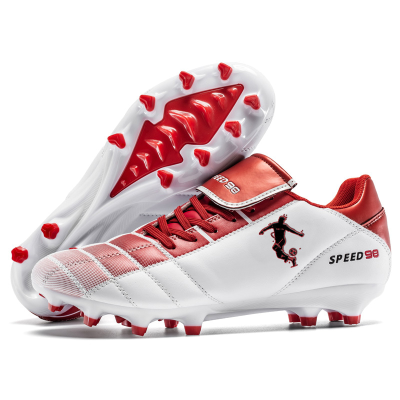 2025 nueva moda adolescente anti-desgaste anti-deslizante para hombres y mujeres zapatos de fútbol transfronterizos de fábrica de estudiantes de césped