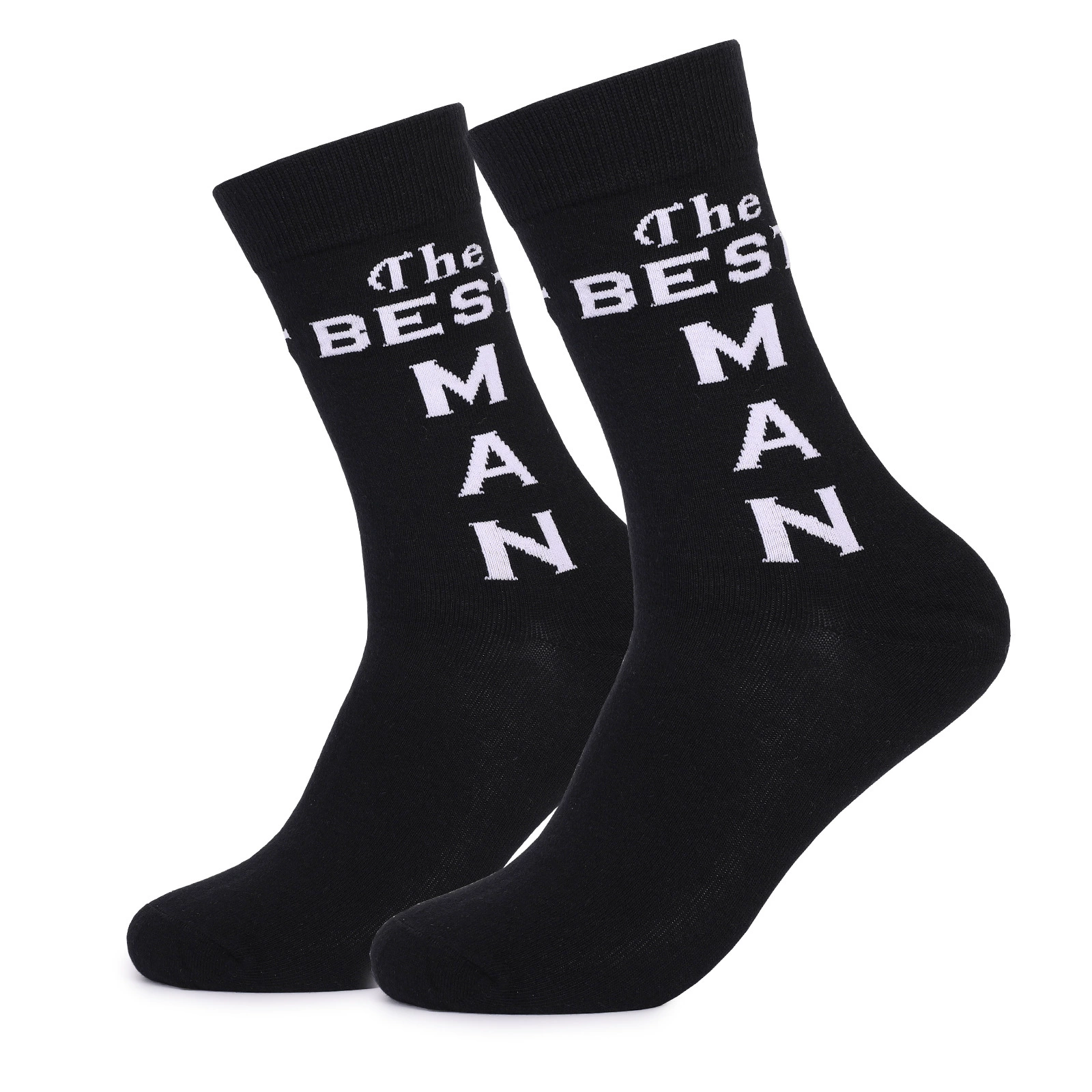 cross -border amazon wedding festival groom beauty casual de demoral cotton cotton mid -cotton alphabet male socks gift socks