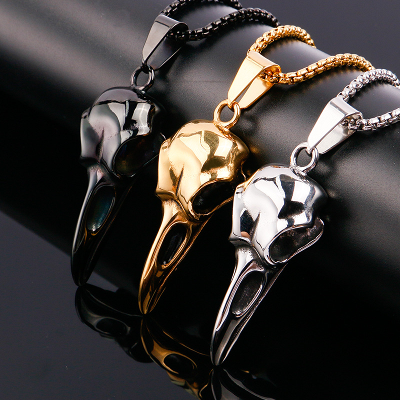 Hip Hop Animal Acier Au Titane Polissage Hommes Pendentif display picture 2