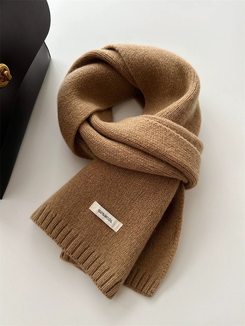 High quality pure wool-khaki