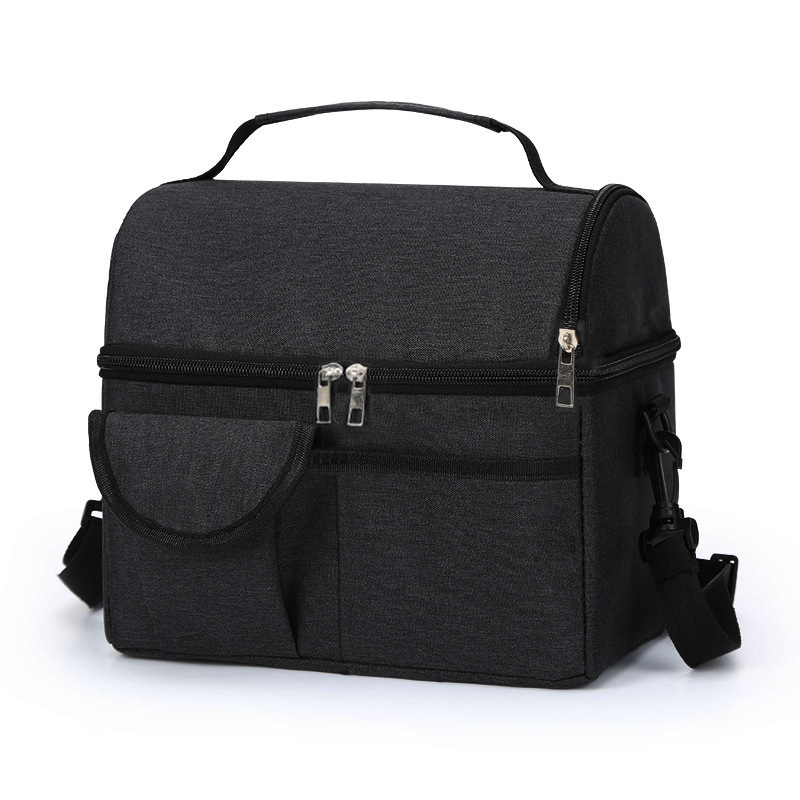 Bolsa aislante cruzada de gran capacidad transfronteriza Bolsa de lonchera portátil Bolsa de picnic con arroz Bolsa de hielo al aire libre Bolsa bento Bolsa de almuerzo