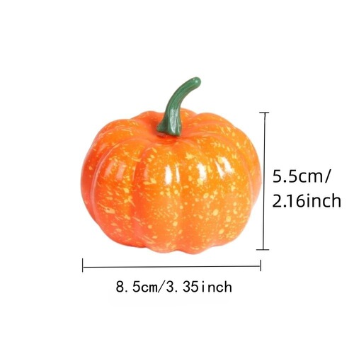 Simulated pumpkin fake fruit and vegetable model Halloween Christmas foam 85 pumpkin decoration photography props toy