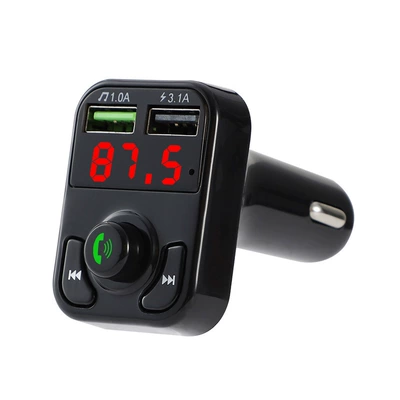 Car mp3 — Charging with Built-In Retractable Cable - x3-supports-u-disk-tf-card