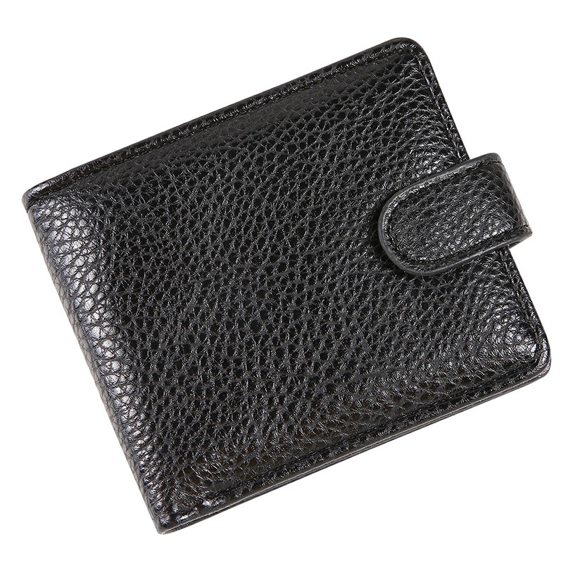 Cross-Border Men's Wallet Pu Leather Short Multi-Functional Credit Card Holder Integrated New Business Men's Bag Coin Purse Wallet