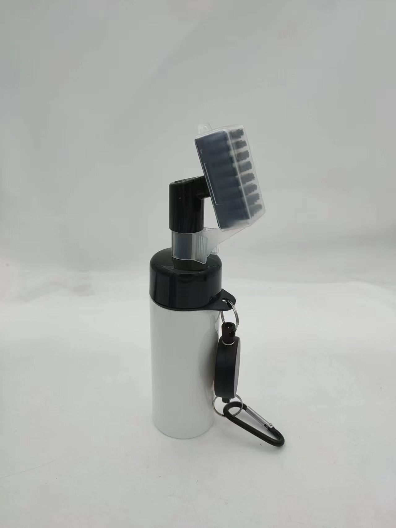 Cepillo de limpieza por aspersión de agua del club de golf tipo de empuje regadera cepillo de limpieza de la cabeza del club ranura herramienta de suministro