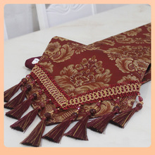 ✅桌旗欧式奢华美式茶几旗餐桌装饰布蓝色鞋柜旗电视柜盖布