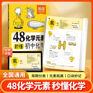 初中化学48化学元素秒懂九年级化学必背公式知识点大全化学公式