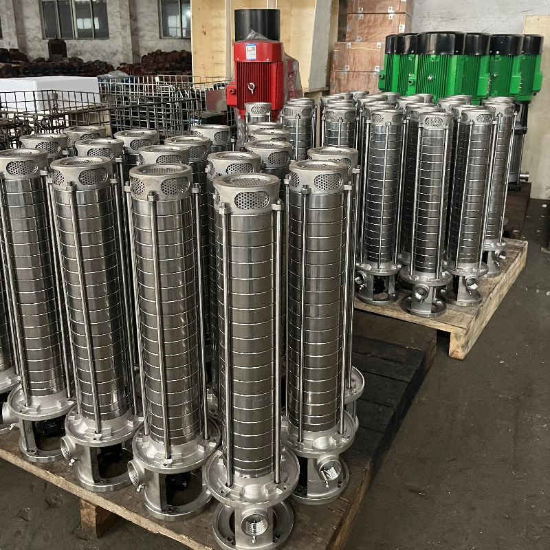 不锈钢浸入式立式多级离心泵机床冷却液空调泵全铜电机 工厂批发