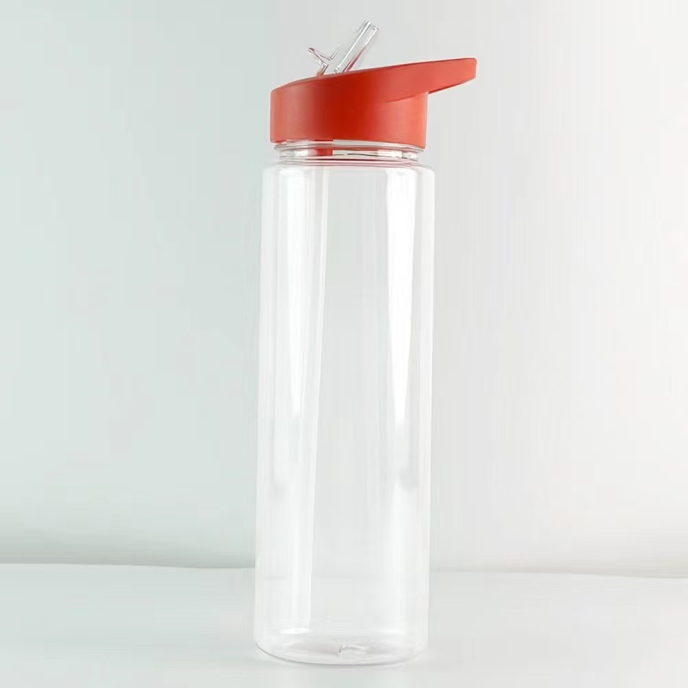Ventas transfronterizas calientes nuevos materiales de protección ambiental coreanos hervidores deportivos al aire libre tazas de agua de plástico tazas de paja de plástico al por mayor