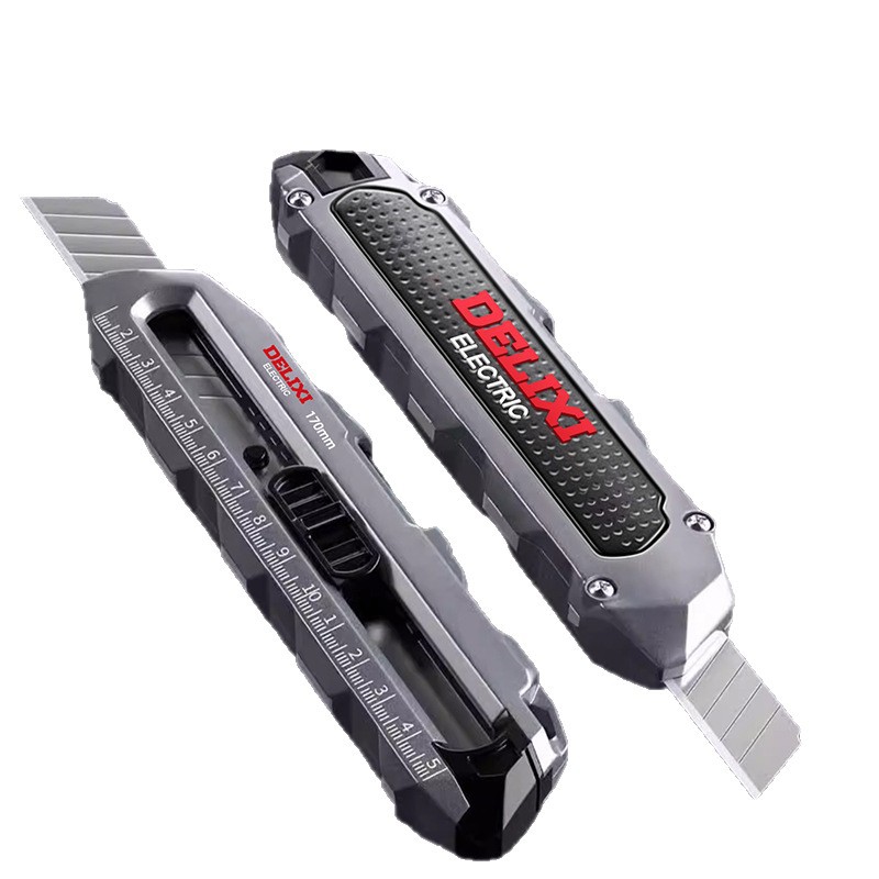 Cuchillo de aluminio eléctrico multifuncional industrial SK5 cuchillo de papel pintado de acero cuchillo de corte de papel