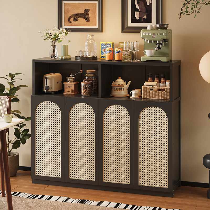 Sideboard for Home Use, Integrated Wall-Mounted Kitchen Cabinet, Living Room Side Cabinet, Cream-Style Entryway Cabinet, Storage Cabinet, Tea Cabinet