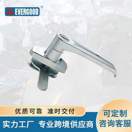 厂家直销锌合金机箱锁门把手锁耐酸耐腐蚀机械锁执手锁把手开关锁