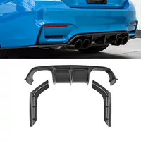 Подходит для BMW M3/M4/F80/F82 модифицированный карбоновый задний спойлер, обвес заднего бампера, диффузор MP