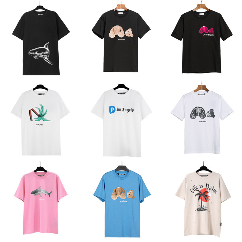 Correct Version of Palm Short-Sleeve T-Shirt with Palm Angels Headless Bear 3D Print, Teddy Bear Half-Sleeve Correct Version of Palm Short-Sleeve T-Shirt with Palm Angels Headless Bear 3D Print, Teddy Bear Half-Sleeve