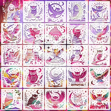 跨境新款猫头鹰绘画模板手工diy绘画涂鸦喷绘模板pet创意创作画板
