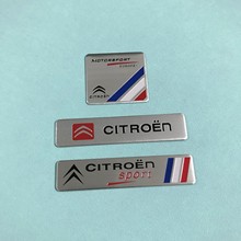 适用于雪铁龙金属车贴CITROEN世嘉C4L C3 C6改装车标装饰铭牌铝标