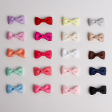 蝴蝶结配件diy罗纹带发饰半成品领结织带婴儿头花500/包复古风