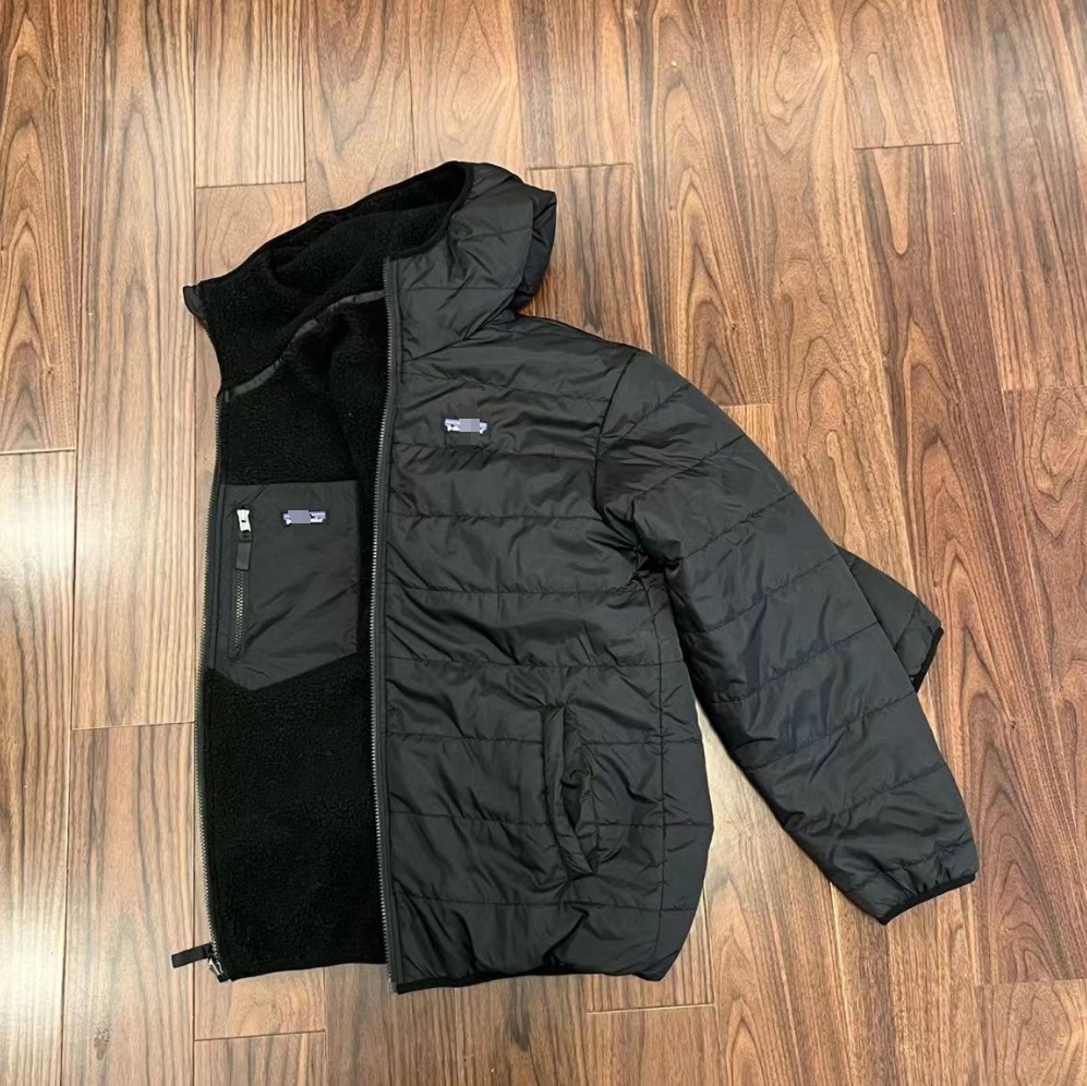 Abrigo de Lana de Cordero para Exteriores, de Doble Cara, con Capucha, Grueso y Cálido, para Parejas