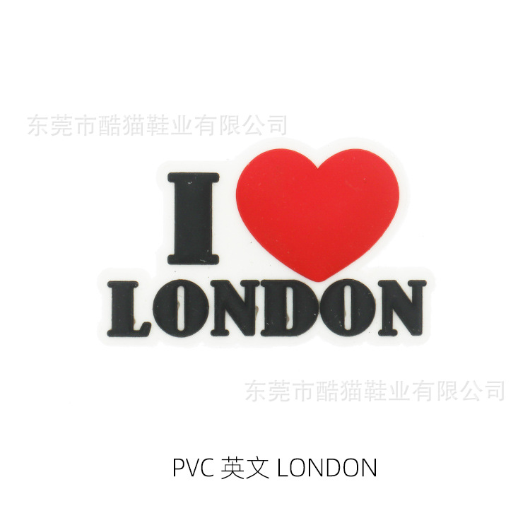 Nuevo agujero zapatos decorativos hebilla accesorios agujero zapatos flor zapato hebilla PVC dibujos animados jardín zapatos superior accesorios inglés