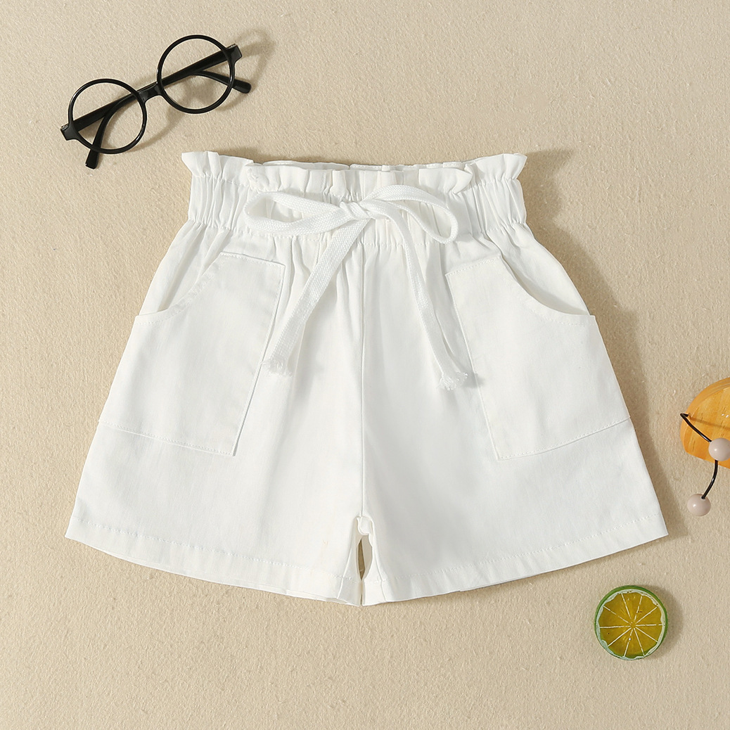 Women's white culottes
