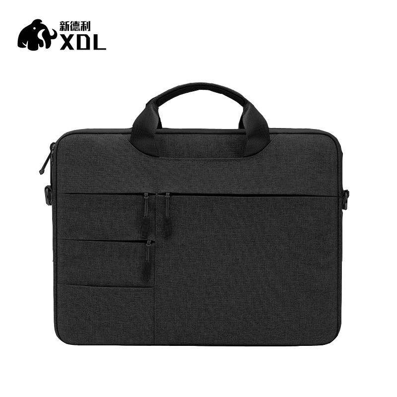 Manufacturer Can Print Logo Laptop Bag 14inch Men's and Women's Satchel Simple Business Shoulder Computer Bag胆 Bag
