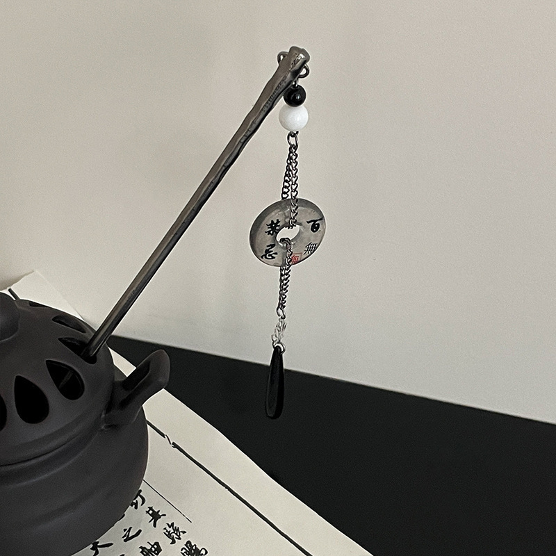 Nuevo clip de cabello chino simple y moderno clip de cabello antiguo de alta sensibilidad clip de cabello bandeja de cabello vestido chino tocado