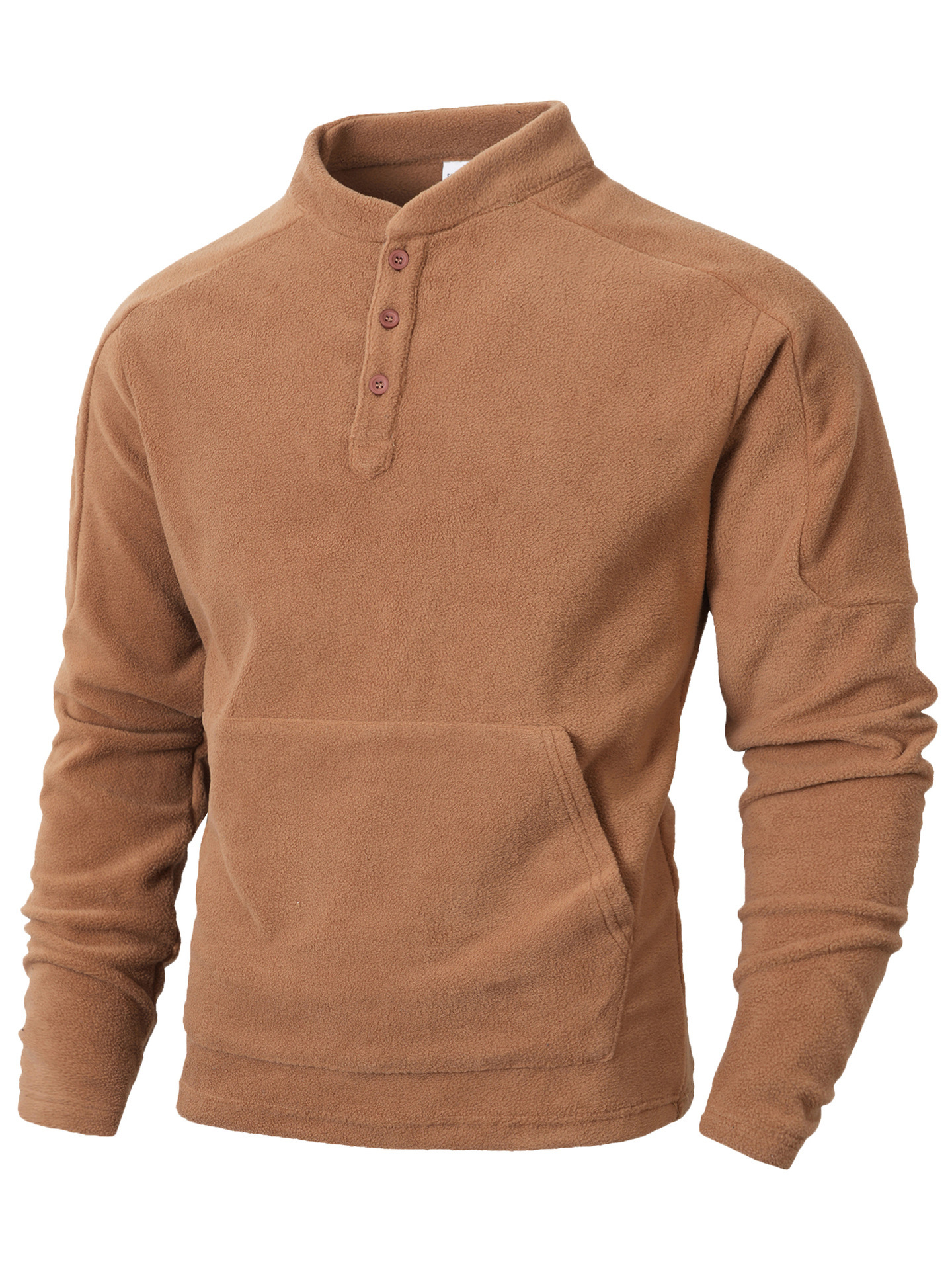 Nuevo tamaño transfronterizo europeo versátil otoño y invierno nuevo comercio exterior delgado manga larga cuello vertical personalidad europea y americana suéter casual hombre
