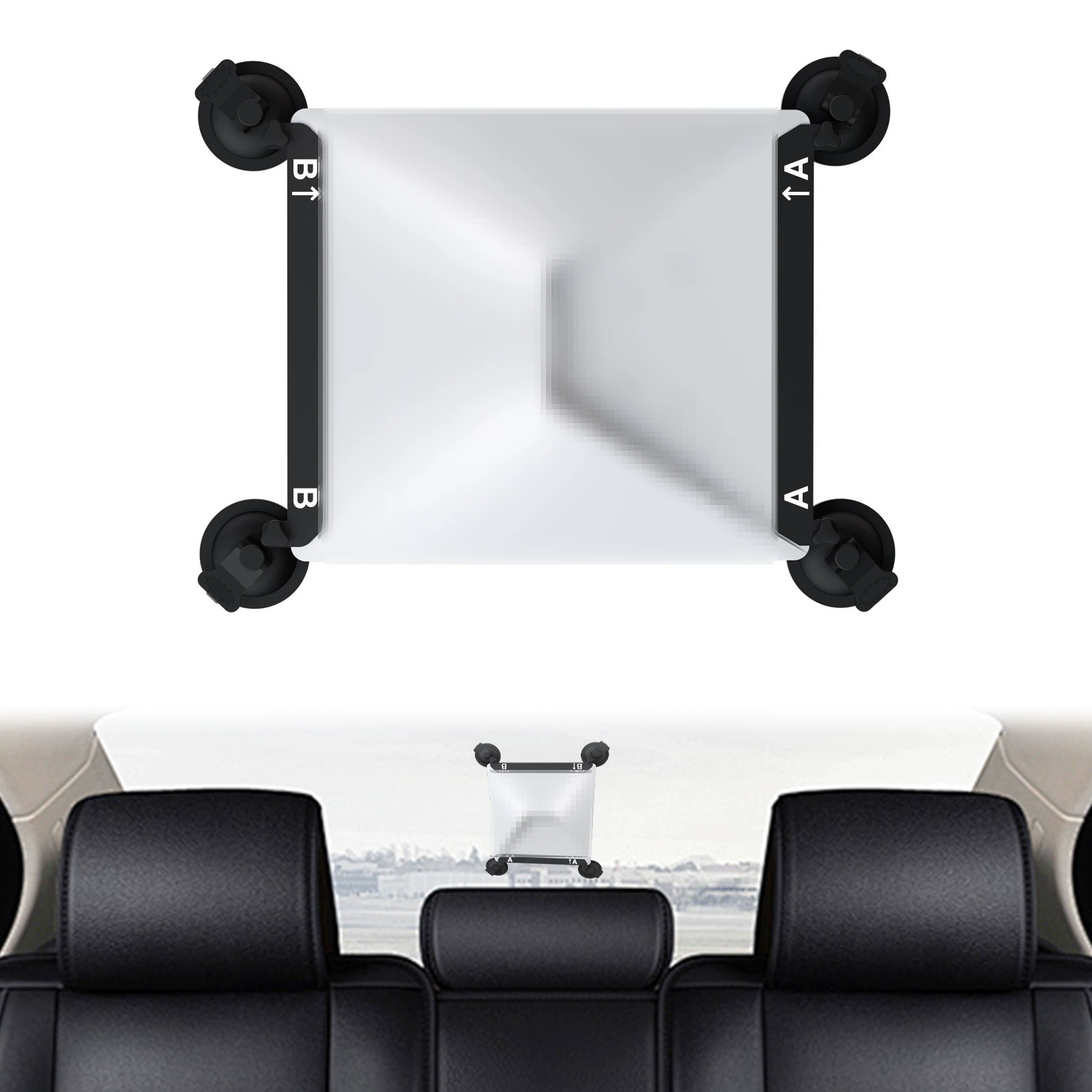 Держатель на присоске для мини-устройств, для автомобиля, крыши, люка, переднего и заднего стекол.