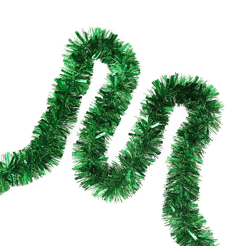 Navidad colorido raya lana raya Garland bar escuela kindergarten atmósfera diseño partido apoyos decoración del árbol de Navidad