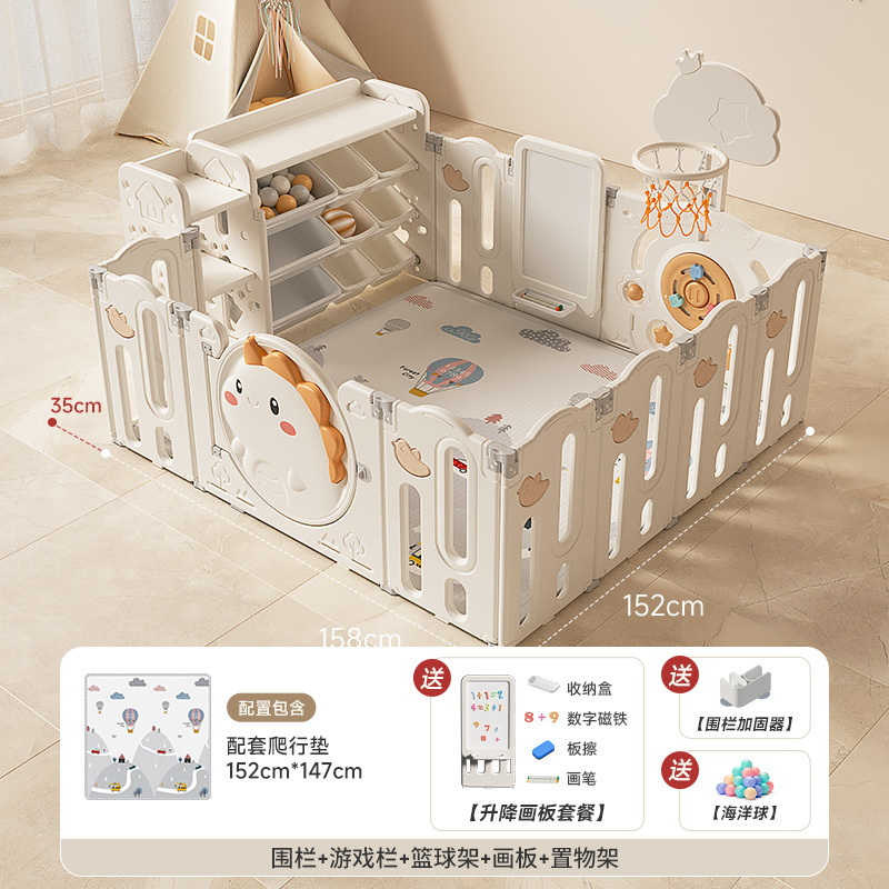 Baby juego valla valla protector de bebés esterilla de rastreo interior niños hogar sala de estar seguridad juguetes para niños pequeños