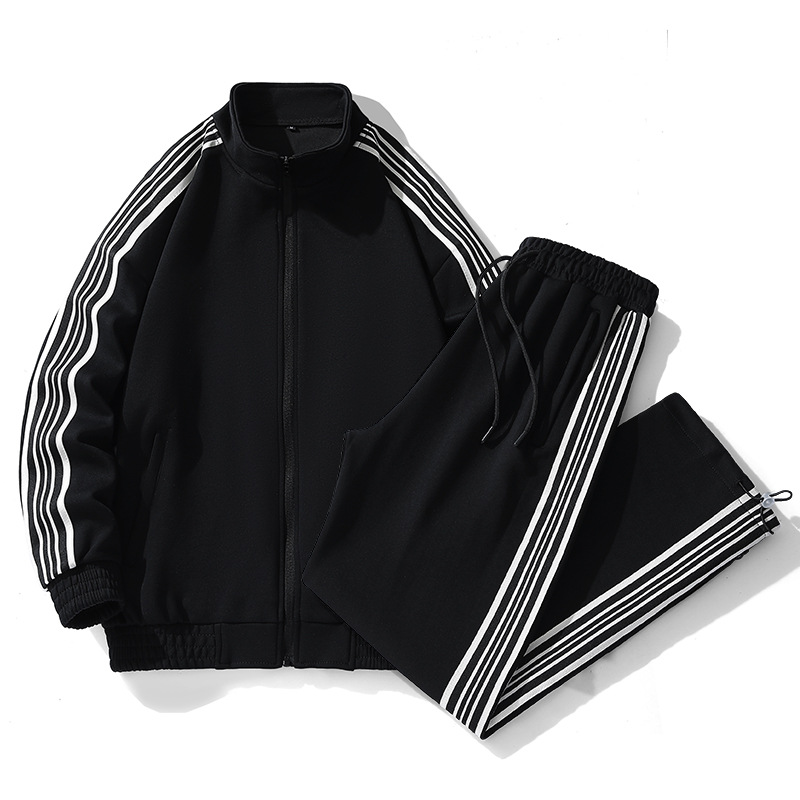 Herrenbekleidung Herbst neuer Stil Modetrend lange Hosen hübscher zweiteiliger Anzug_voghion.com