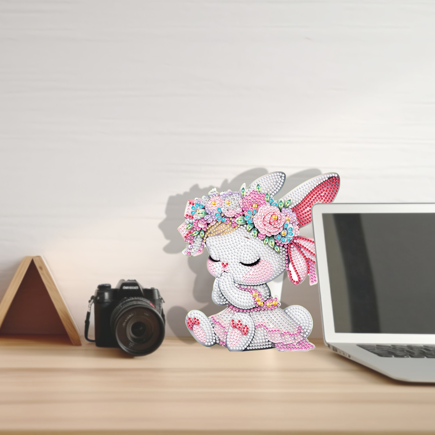 Diamante de bricolaje hecho a mano transfronterizo dibujo punto diamante 5D placa de yeso tridimensional adorno de juguete dinosaurio dibujos animados pintura infantil