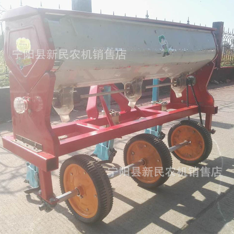 农用3行施肥机拖拉机带动三点悬挂4行追肥机玉米地施肥机操作简单