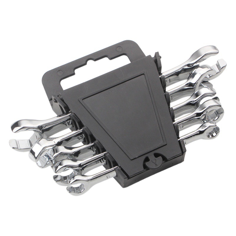 Llave abierta hexagonal de doble cabeza desmontaje llave de tubo de aceite de freno tenedor llave de bayoneta llave de tubo de aceite de alta presión del coche