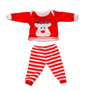 Ropa de muñeca de Navidad, muñeca americana de 45cm, muñeca vestida, venta al por mayor