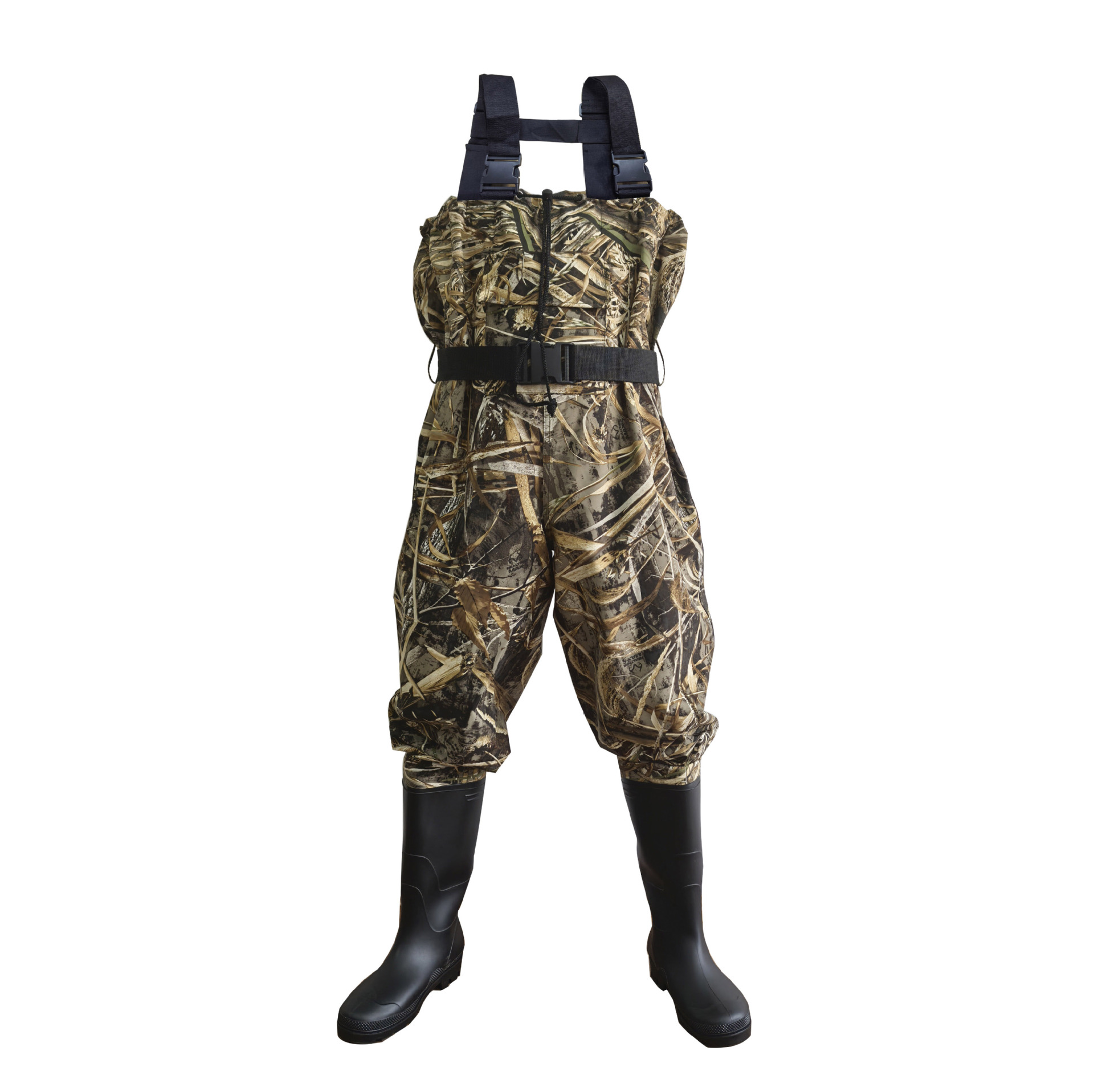 Source Factory High-End Oxford Cloth 420D Wear-Resistant Camouflage 100% Waterproof Fishing Clothing Waders Waders