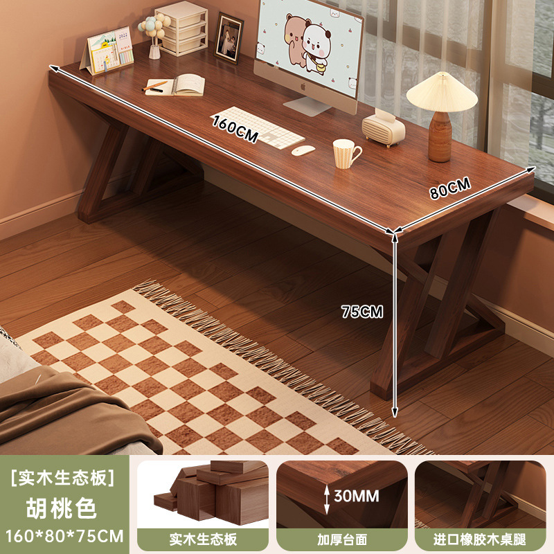 Escritorio de madera maciza escritorio de computadora dormitorio doméstico escritorio de esquina de la comodía