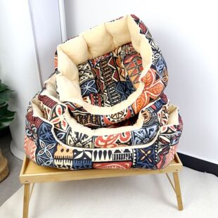 Winter cotton nest shell nest three-piece cat kennel dog kennel non-removable warm nest pet kennel pet sofa cushion