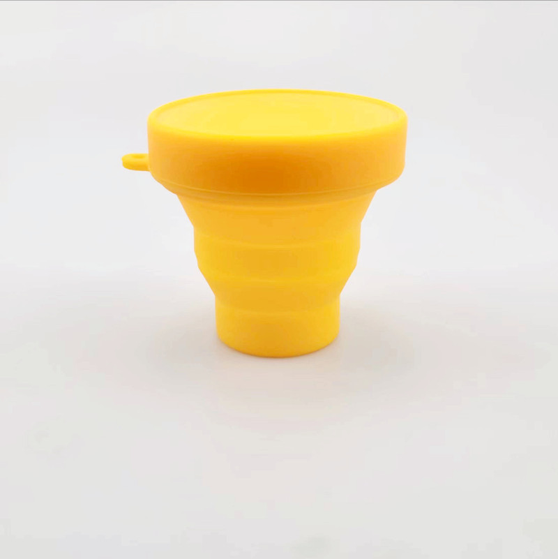 Al aire libre de viaje plegable taza de agua de silicona enjuague bucal taza retráctil de viaje mini taza de agua portátil comprimido taza plegable
